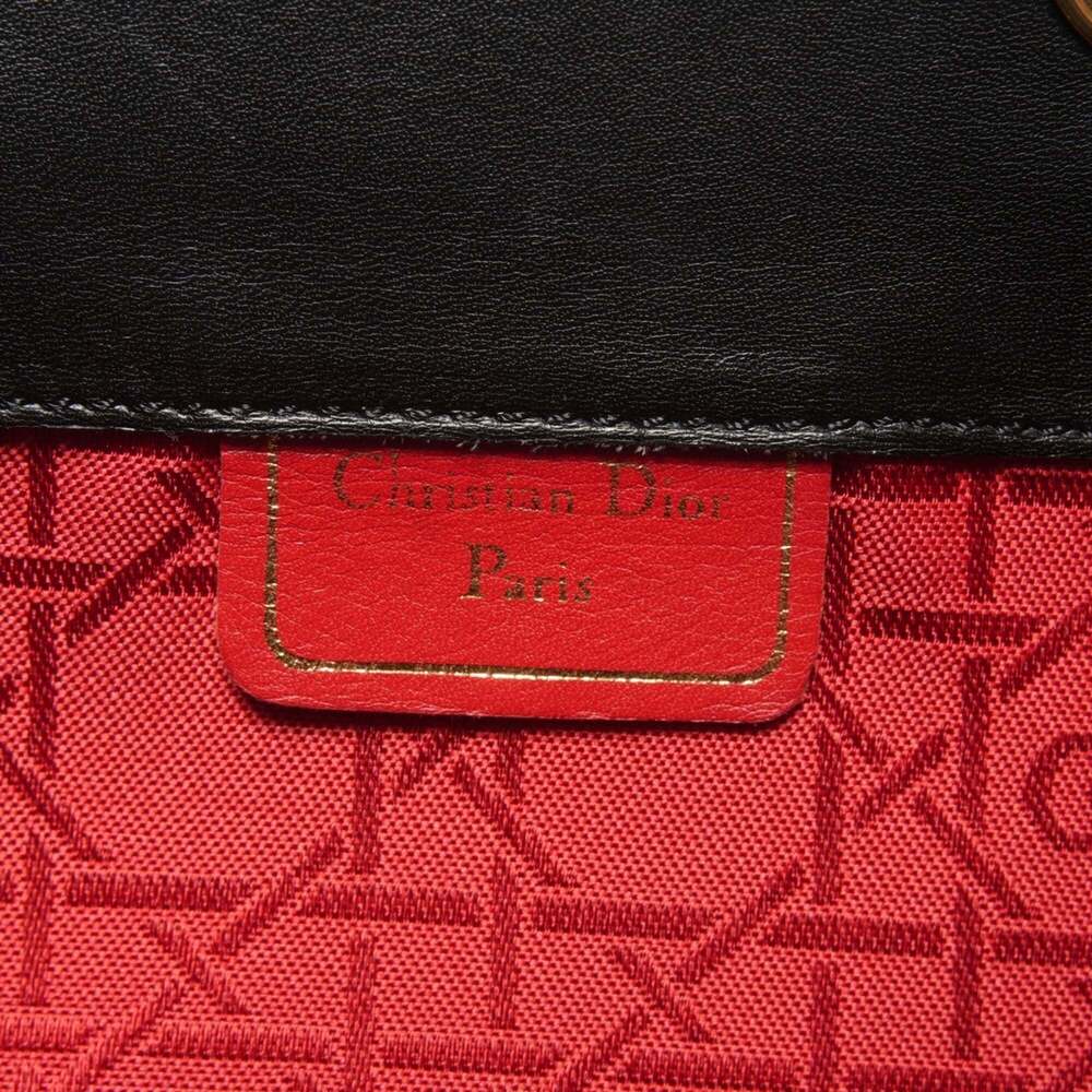 CHRISTIAN DIOR Black Leather Shoulder Bag - Picture 11 of 16